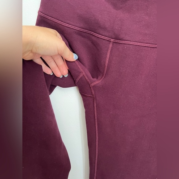 Lululemon Wunder Lounge Pant 28" *Updated Fit Dark Adobe Size 4 - Picture 4 of 9